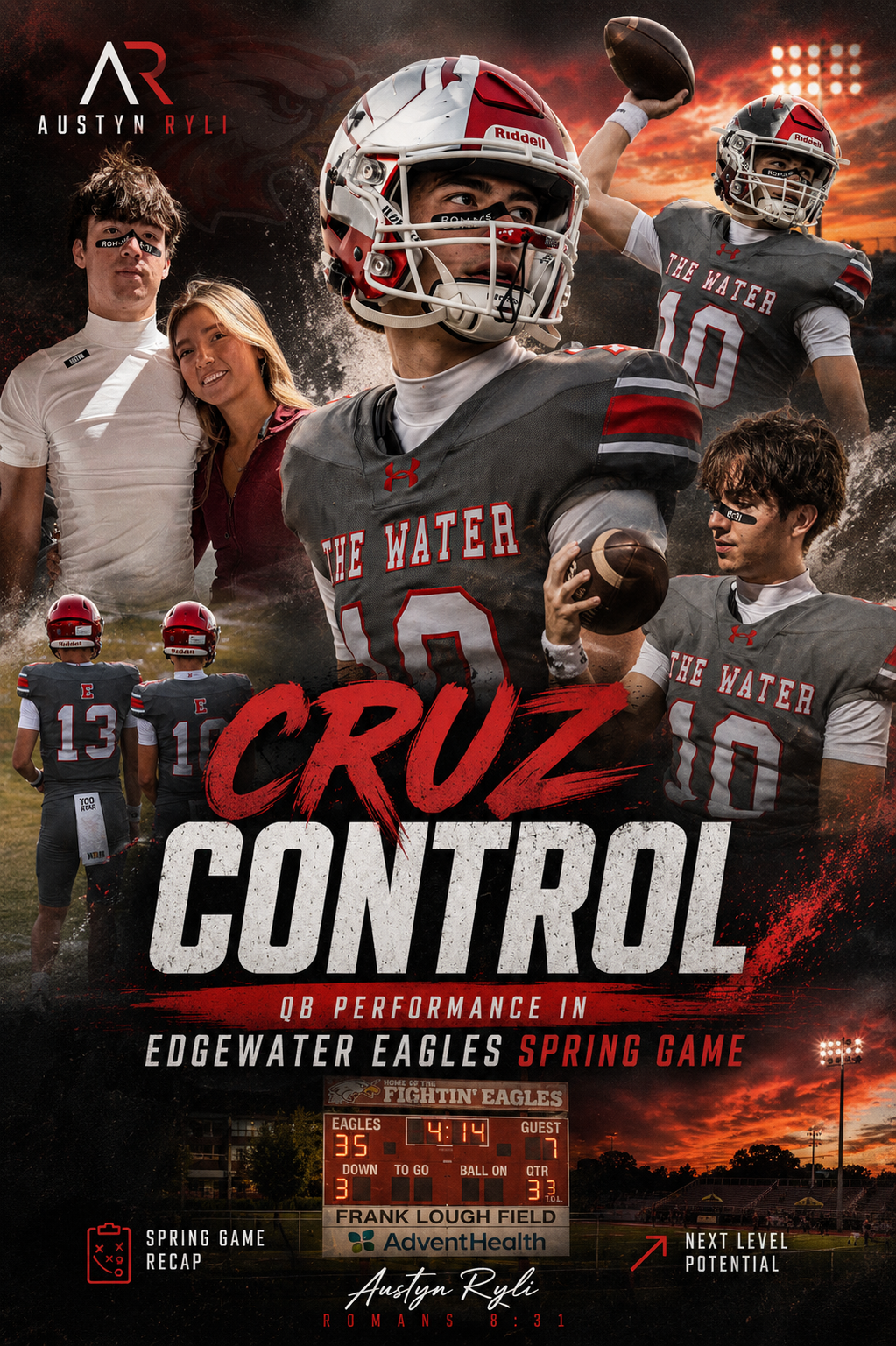 Cruz Control: QB Performance in Edgewater Eagles Spring Game